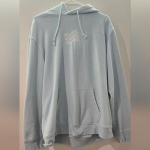 Light Blue Pacsun Social Anxiety Hoodie